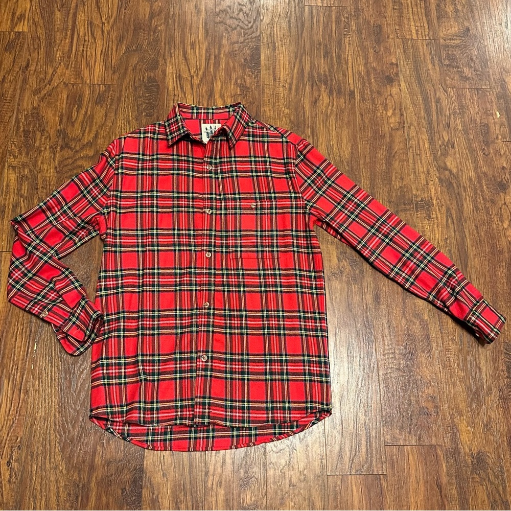 KJP Plaid Flannel Made in USA XS